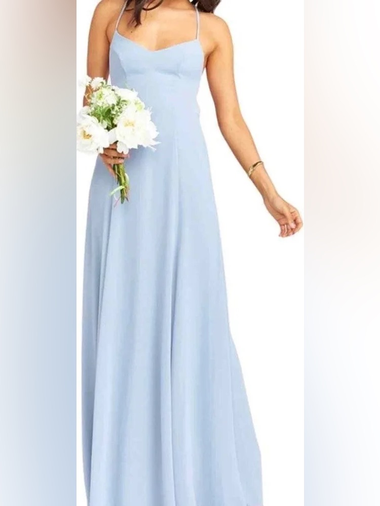 Show Me Your Mumu Godshaw Bridesmaids Dress - Steel Blue